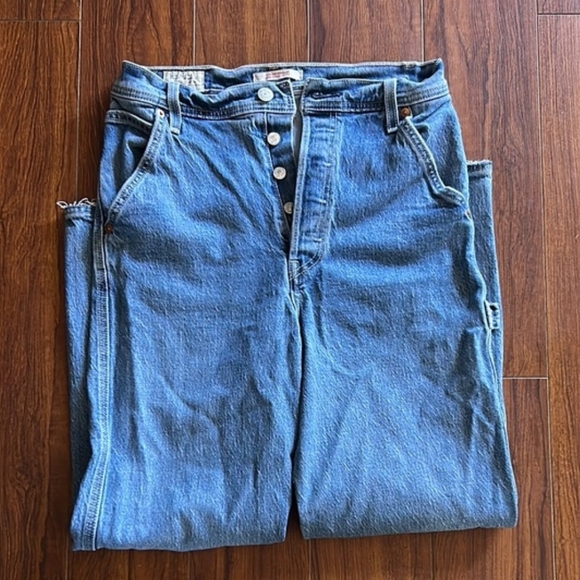 Levi's Ribcage Straight Jeans Wide Leg - Picture 5 of 11